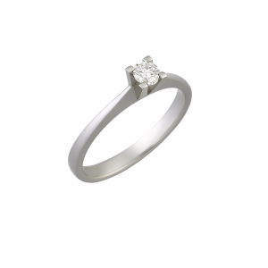 Δαχτυλιδι Μονοπετρο με Διαμαντι 0,19 Ct , F , VS1